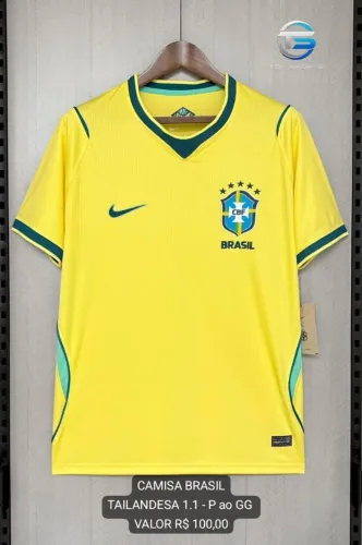 Camisa Brasil Amarela