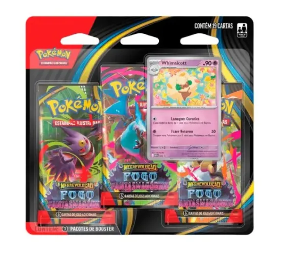 JUEGO DE CARTAS POKÉMON MEGAEVOLUCIÓN FUEGO FANTASMA 10-10187-107