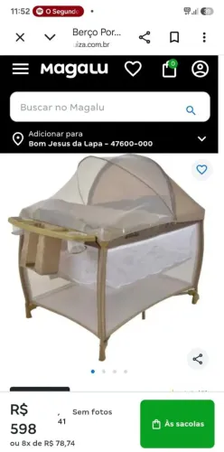 Berço portátil chiqueirinho Burigotto