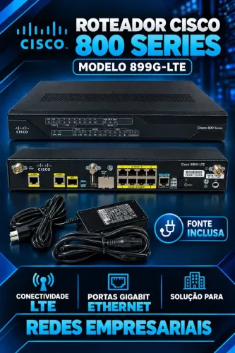Roteador Cisco 800 séries - C899G-LTE<br>C899G-LTE