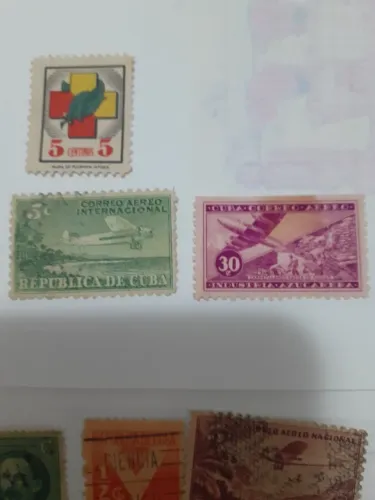 LOTE DE SELOS ANTIGOS. REPÚBLICA DE CUBA