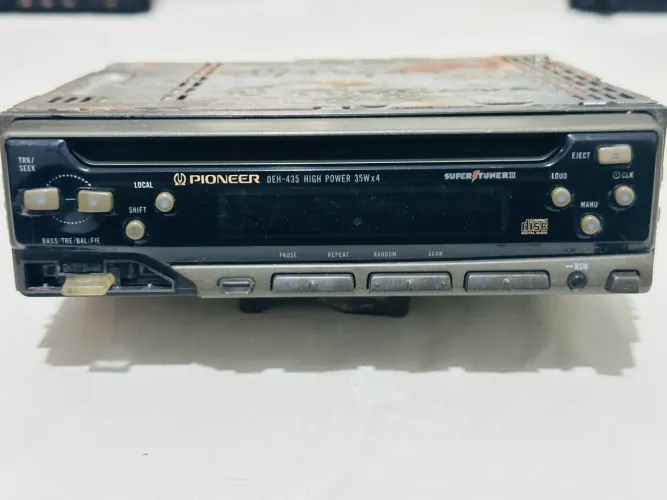 Antigo rádio pioneer deh435 doador de peças / frente falta botões