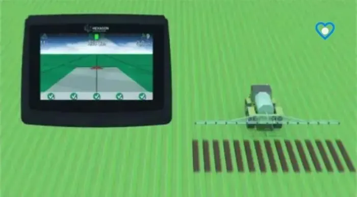 GPS agricola - com sinal aberto - HEXAGON TI5