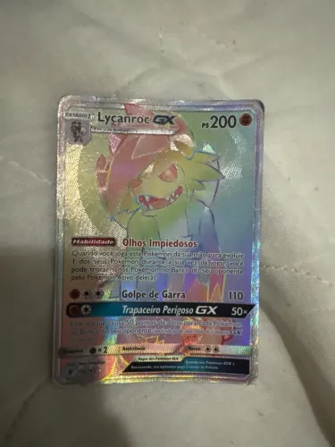 Lycanroc GX 156/145 (Rainbow Rare)