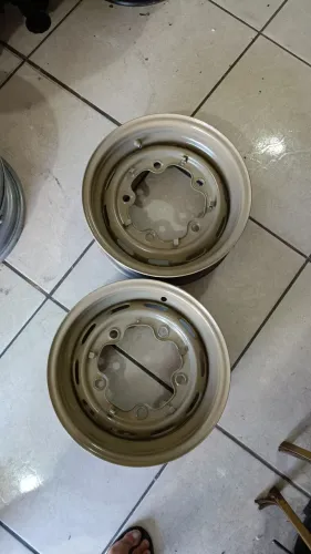 RODAS 5 FUROS ARO 15 TALA LARGA PRO FUSCA KOMBI KARMAN GUIA BUG BAJA PUMA GURGEL 