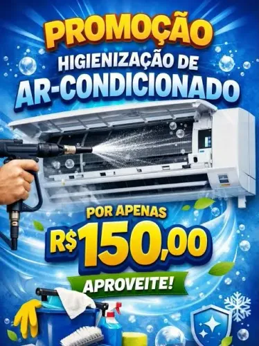 Higienização de ar condicionado