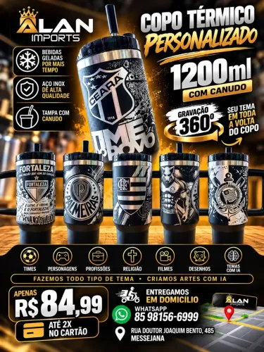 Copo Térmico 1200ml personalizado 360º