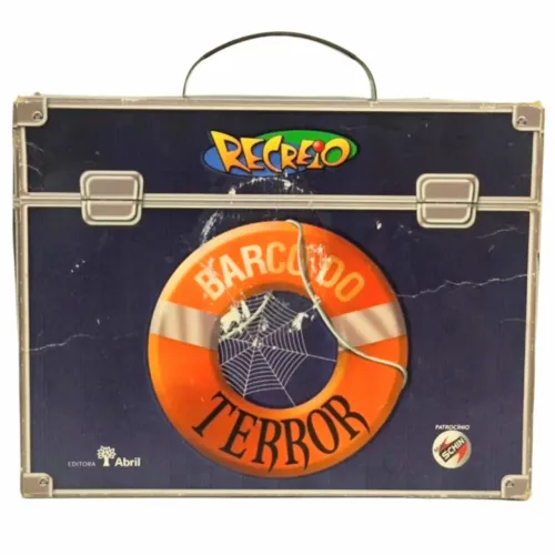 Maleta Barco Terror e 12 brinquedos Recreio (raridade anos 2000)