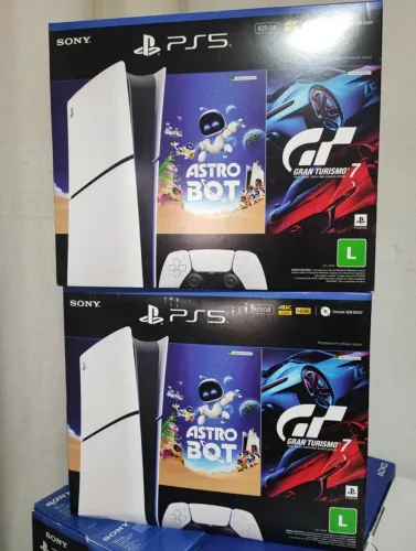 PS5 Slim versão mídia digital novos lacrados