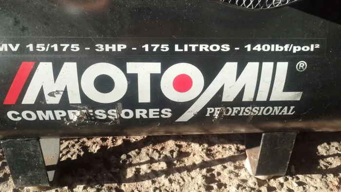 Compressor moto mil 175 litros...