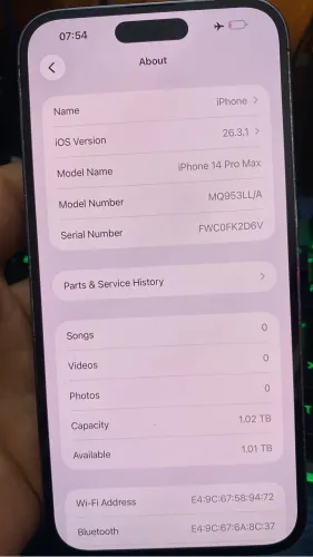 iPhone 14 Pro Max 1 tera