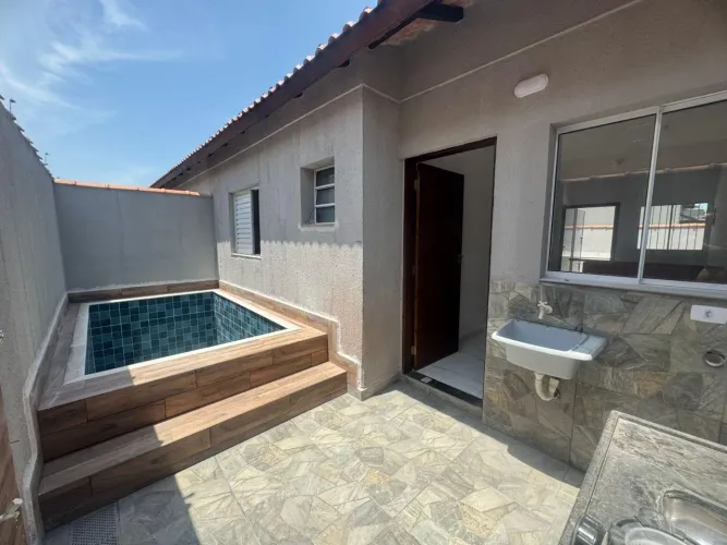 Casa em Condomínio para Venda em Itanhaém, Cibratel 2, 2 dormitórios, 1 suíte, 1 banheiro,