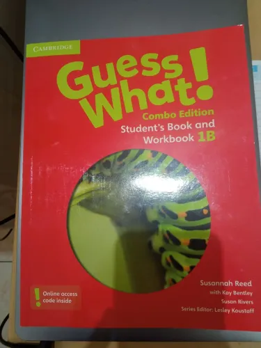 LIVRO DE INGLES GUESS WHAT! COMBO EDITION 1B