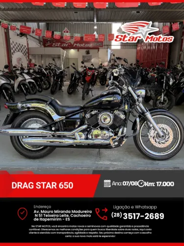 Yamaha Drag Star 650 com apenas 17.000km Original