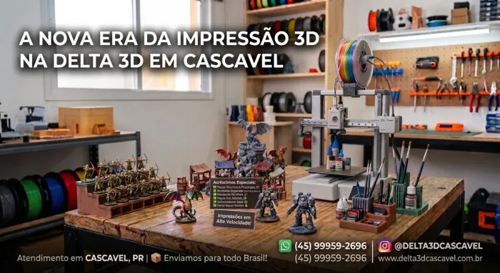 Itens personalizados 3 D