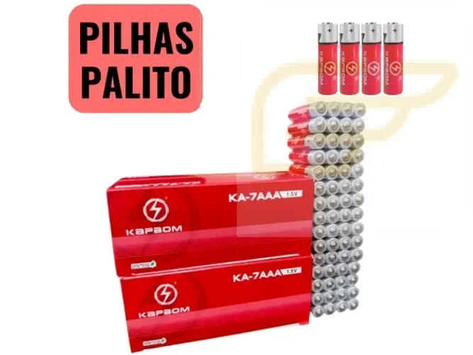 60 PILHAS (AA OU AAA) 