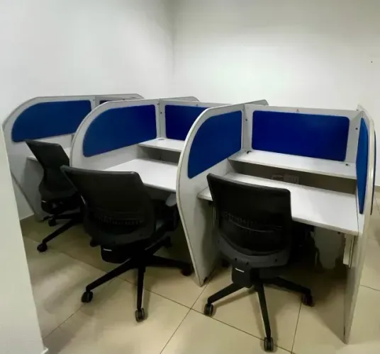 Baias para escritório - 8 posições