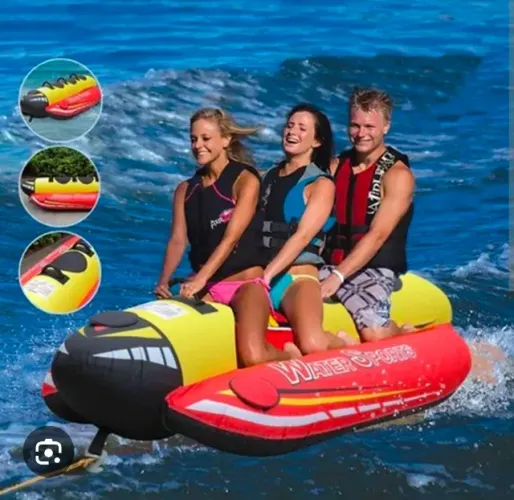 Náutico: Banana boat e tapete flutuante 