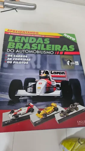 Revista antiga de colecionador de miniatura.