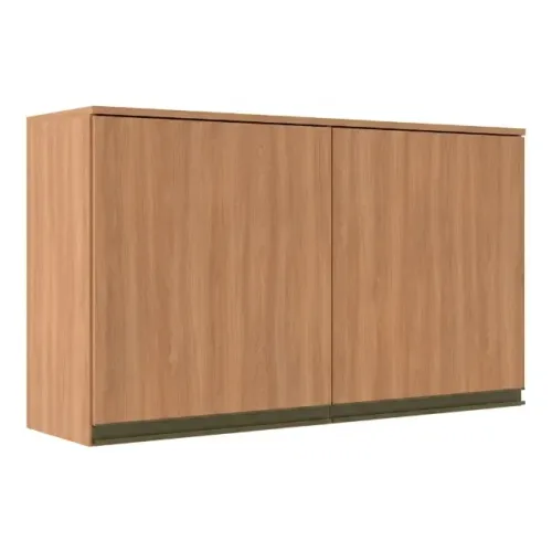 Armário Aéreo Cozinha 120cm 2 Portas Freijó Off White- novo e montado, Florianópolis