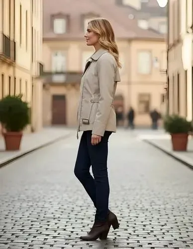 Casaco trench coat gabardine forrado cor gelo - tam G