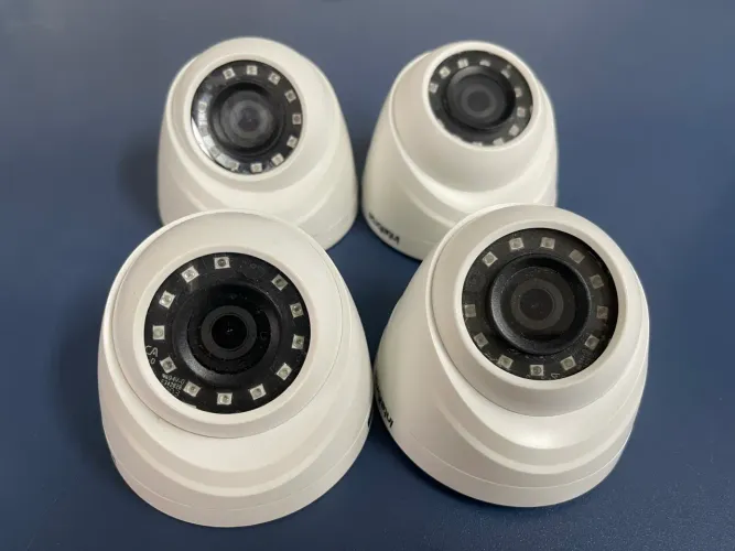 KIT 4 CÂMERAS INTELBRAS BULLET OU DOME 