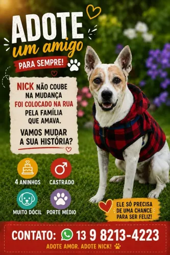 NICK NÃO COUBE NA MUDANÇA 