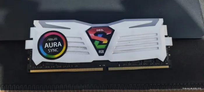 Memória DDR4 Geil Super Luce RGB, 8GB, 3600MHZ, White