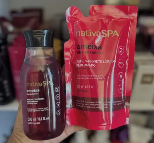 Combo Sabonete Líquido Nativa Spa Ameixa