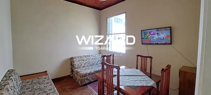 Apartamento de 2 dormitórios, 58mts² úteis, mobilhado, 168mts da praia do Gonzaguinha, no