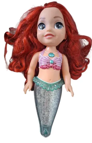 Brinquedo Boneca Princesa Disney Ariel Musical Com Som em inglês E Luz com detalhes