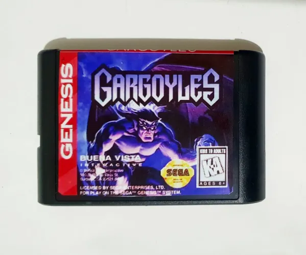 GARGOYLES PARA MEGA DRIVE E SEGA GENESIS CARTUCHO NOVINHO EXCELENTE SUPER RARIDADE