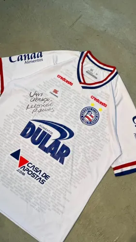 Away Bahia 2020 - autógrafo Marcelo Ramos