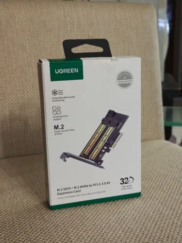 Adaptador M.2 NVME SSD Ugreen - Novo!