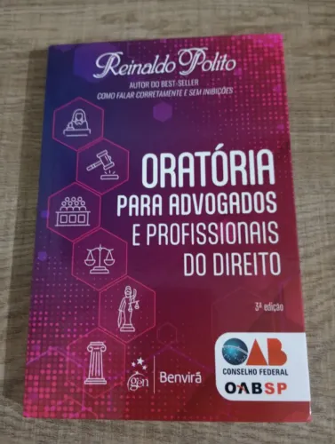 Livro oratória para advogados e profissionais do direito Reinaldo Polito