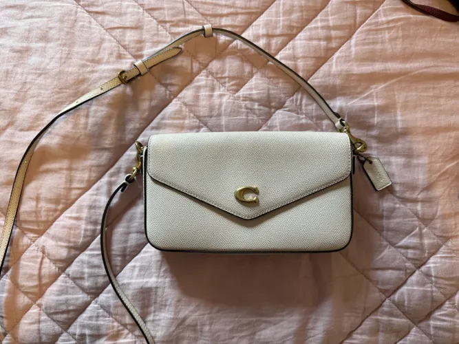 Bolsa Coach Branca Crossbody