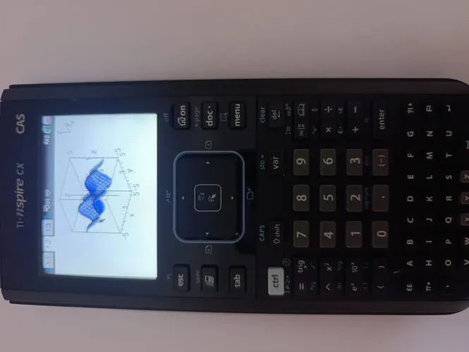 Calculadora gráfica Texas instrument cx cas preta