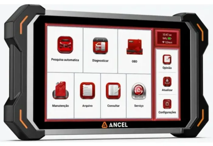 Scanner Automotivo Profissional Ancel DS 600BT Atualização vitalícia gratuita 