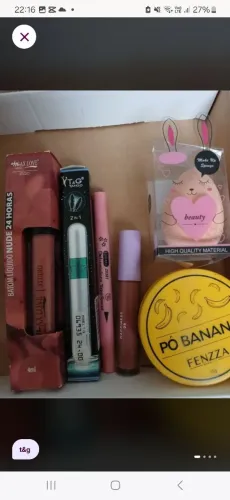 Kit de maquiagem