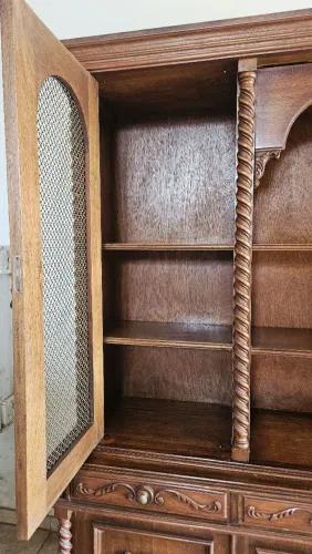 CRISTALEIRA   / ARCA DE MADEIRA RELÍQUIA 