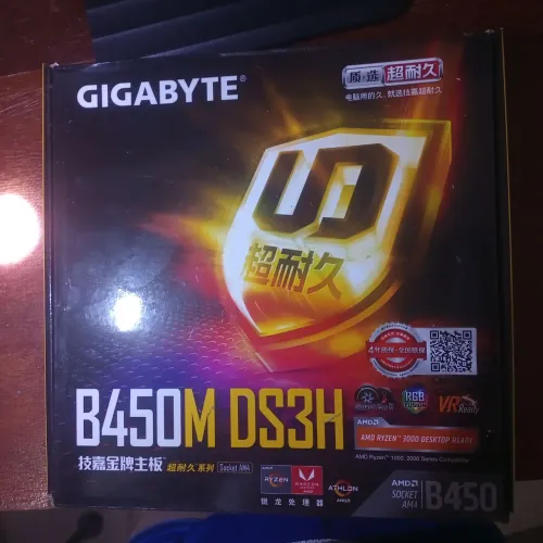 Placa mãe AM4 gygabite b450m ds3h