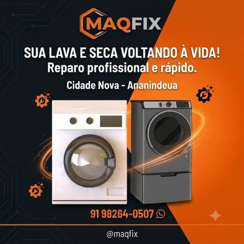 Conserto de máquinas lava e seca