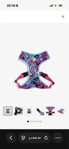 Peitoral Air Mesh Ajustável Zee Dog