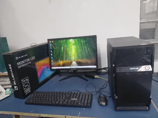Computador Completo i3 6300 Ssd 240Gb Ram 8Gb Ddr4 Placa de Video Monitor 19