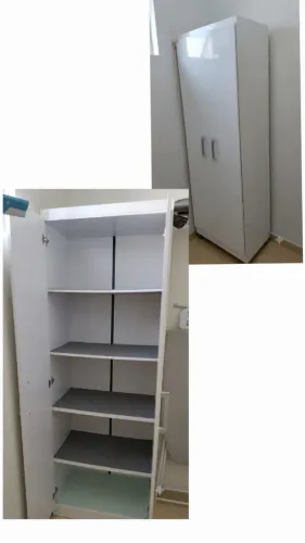 Armário Multiuso Branco 2 Portas - Ótimo Estado!