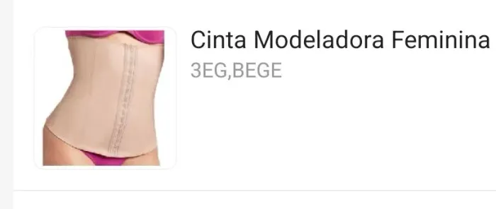 Vendo cinta modeladora feminina