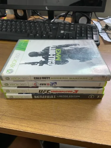 LOTE 4 JOGOS XBOX 360 OPORTUNIDADE