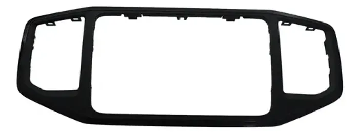 Moldura Central Painel Volkswagen Amarok 2017 Original Preto