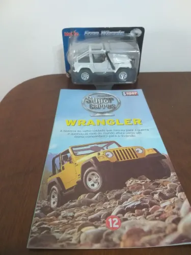 Carro em miniatura Wrangler da coleção Super Carros da Maisto