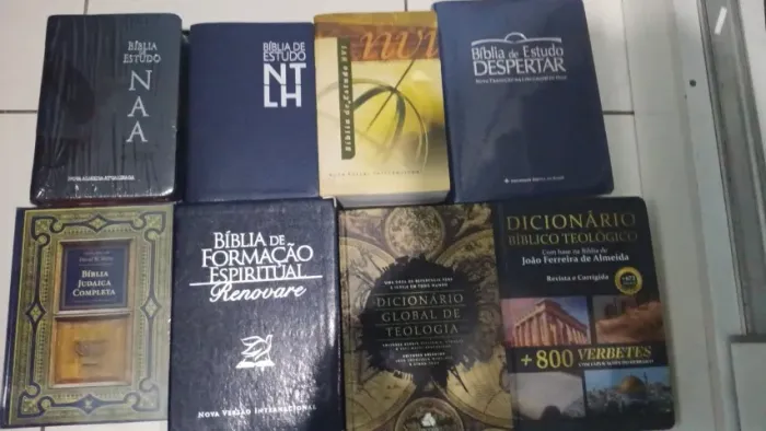 Bíblia de Estudo NAA NVI NTLH Despertar Judaica Completa Formação Espiritual+2 Dicionários